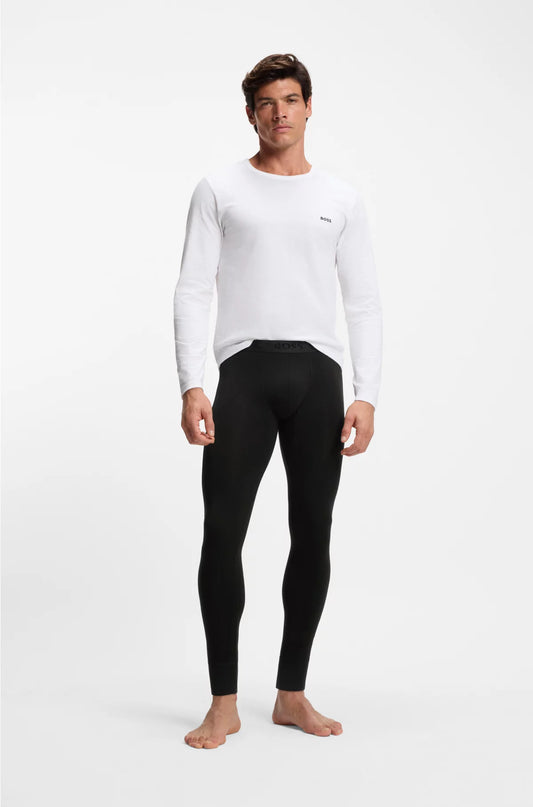 THERMAL LONG JOHNS WITH LOGO WAISTBAND
