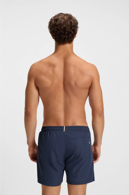 SWIM SHORTS WITH STRIPE AND LOGO
