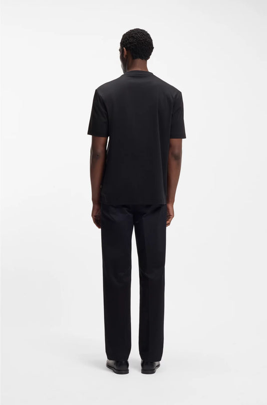 MERCERISED-COTTON T-SHIRT WITH DOUBLE B MONOGRAM