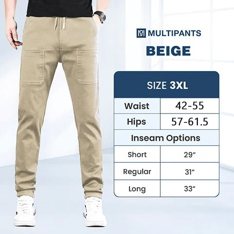 MultiPants - High Stretch Multi-pocket Durable Cargo Pants