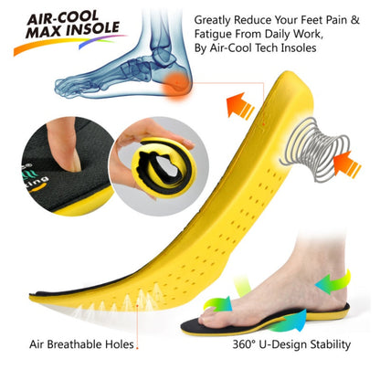 🔥Best Seller-Men's Comfortable Arch Support Shock Absorbing Orthopedic Leather Sneakers