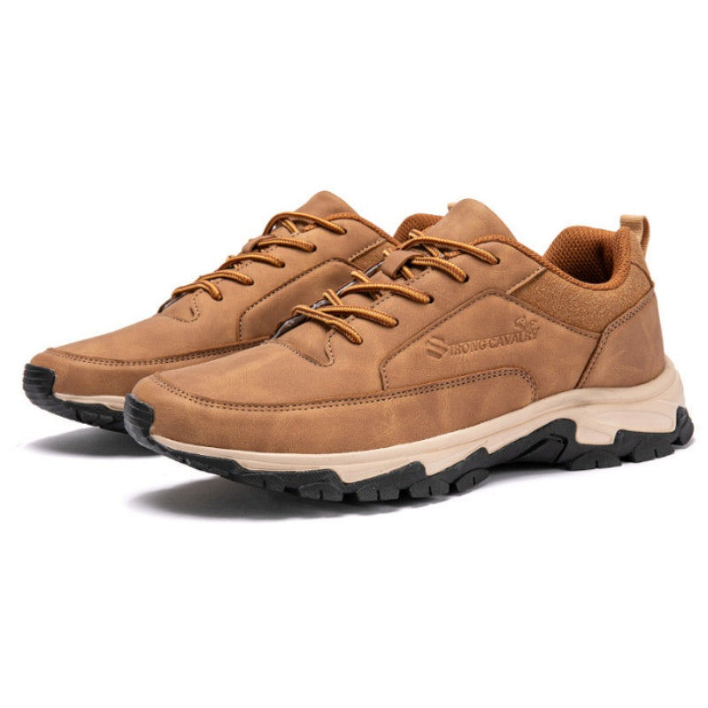 🔥Best Seller-Men's Comfortable Arch Support Shock Absorbing Orthopedic Leather Sneakers