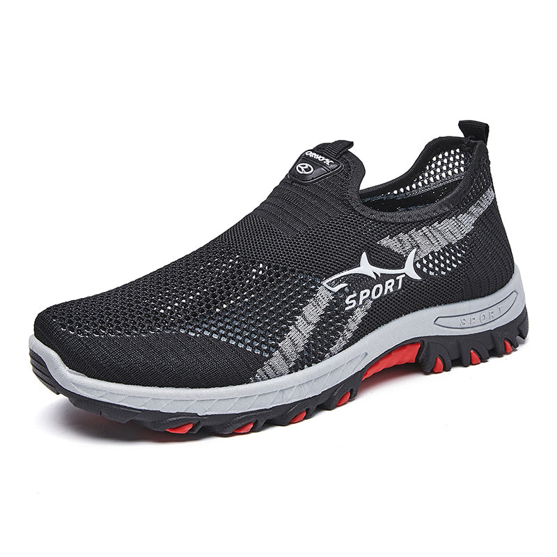 Men’s New Breathable Orthopedic Walking Shoes– Soft Inner Lining, Flexible Fit & Slip-Resistant Sole
