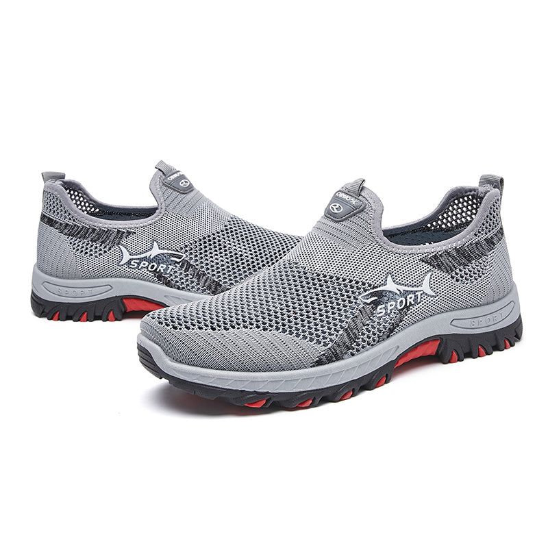 Men’s New Breathable Orthopedic Walking Shoes– Soft Inner Lining, Flexible Fit & Slip-Resistant Sole