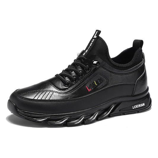 Men's Casual Fashion Orthopedic Hiking Shoes – Anti-Puncture, Anti-Collision, Non-Slip Arch Support  Leather Outdoor Sports Shoes for All-Terrain Performance