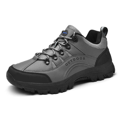 MEN'S LEATHER COMFORTABLE OUTDOOR CASUAL HIKING SHOES