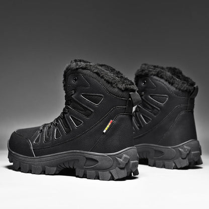 Men Combat Boots Waterproof Non-Slip Hiking Boots Anti-Puncture Anti-Sprain Work Boots
