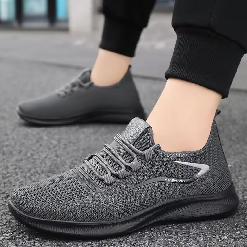 Men's Orthopedic Slip-On Walking Shoes, Comfort Lightweight Breathable Sneakers