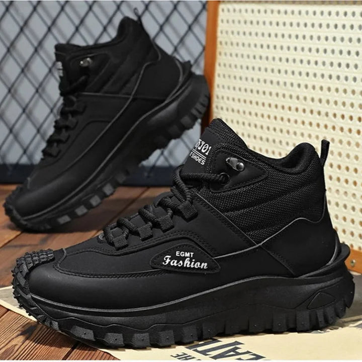 Men’s Work Hiking Boots – Waterproof, Non-Slip, Puncture and Smash Resistant, Wide Toe, Arch Support – Ideal for Daily Wear and Outdoor Adventures