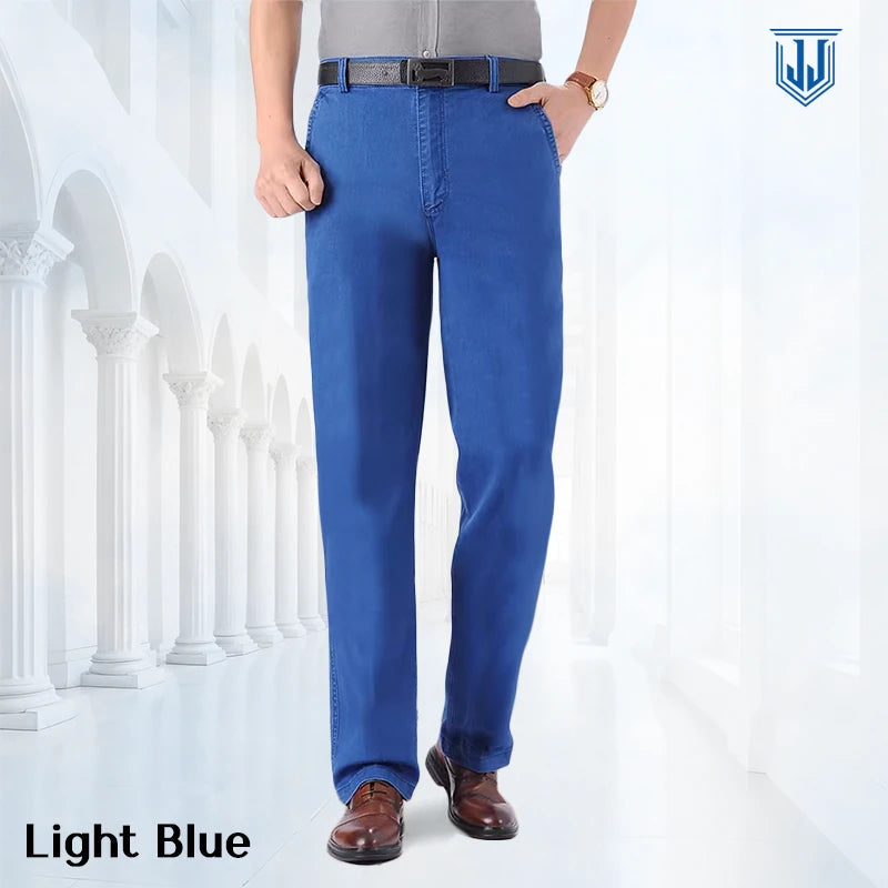 JettJeans3 - Men's Classic Straight Fit Stretch Jeans