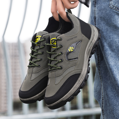Men's Thickened Sole Elastic Collar Orthopedic Insole Comfortable Outdoor Shoes Casual Shoes