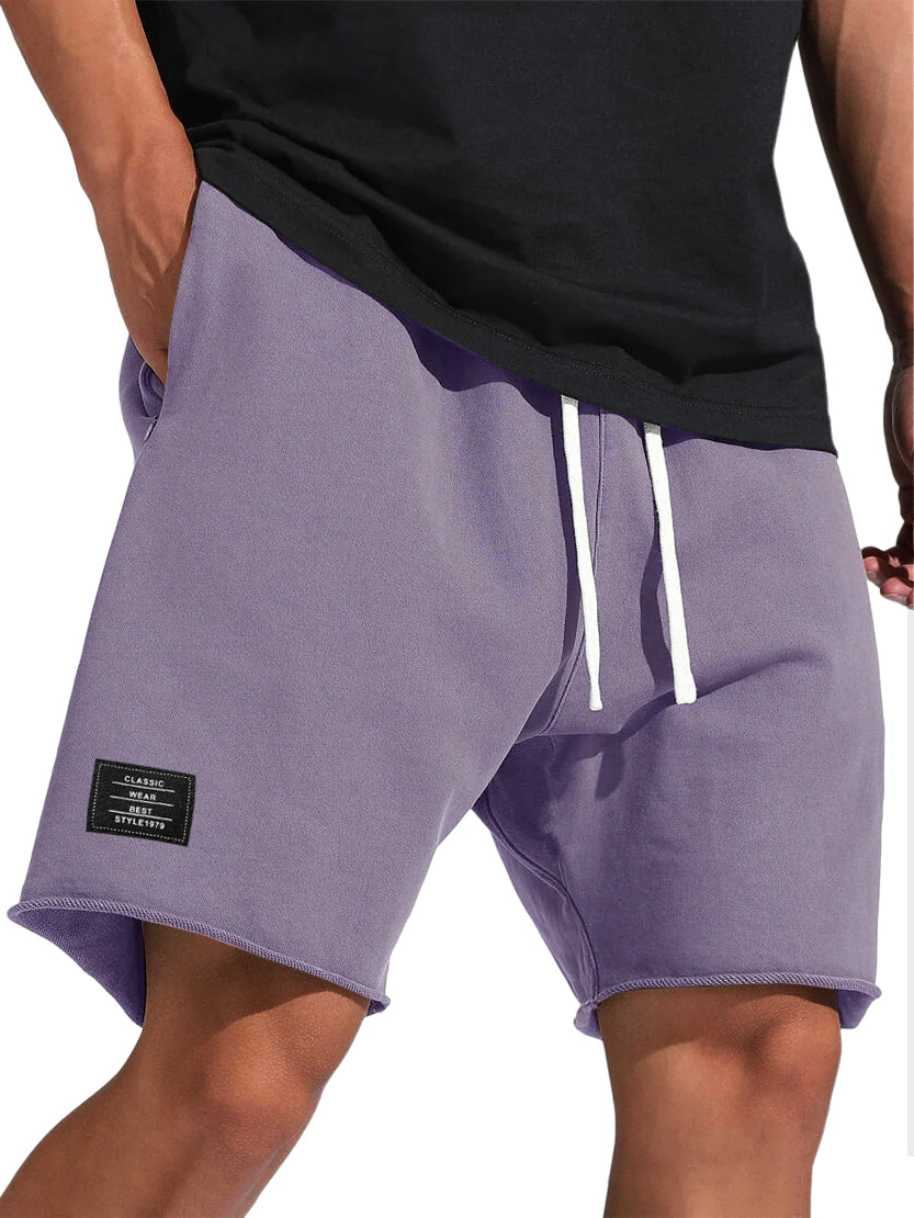 Men's Sports Casual Pocket Shorts Logo Shorts