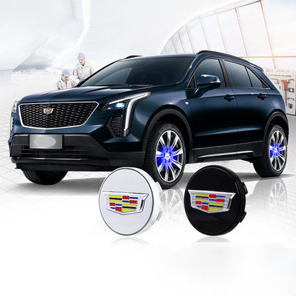 4PCS Self-powered Car Wheel Hub Floating Center Caps