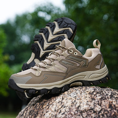 🔥Hot Sale - Men's Mountaineering Training Lightweight Breathable Anti-Arch Support Corrective Sneakers