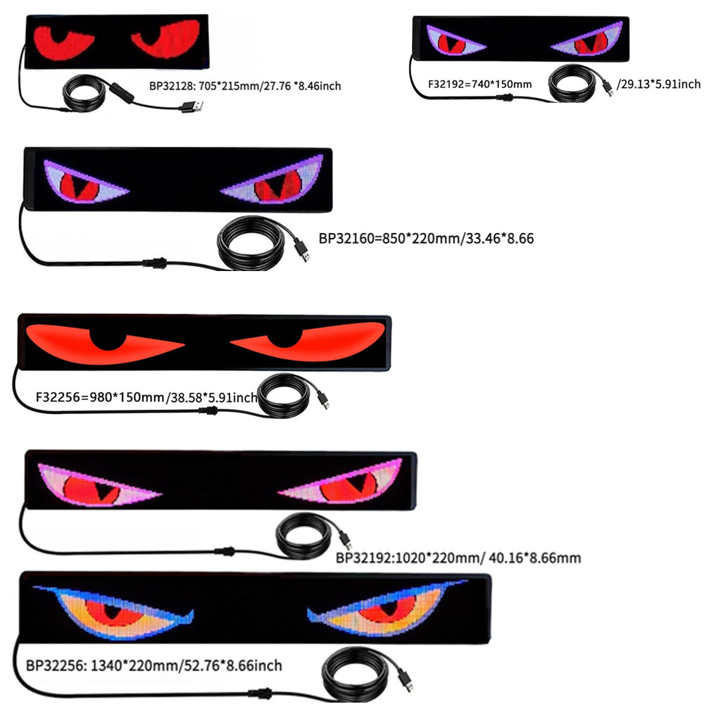 High Brightness Devil Eyes Light with PU Leather Cover