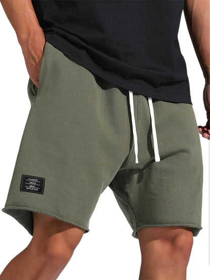 Men's Sports Casual Pocket Shorts Logo Shorts