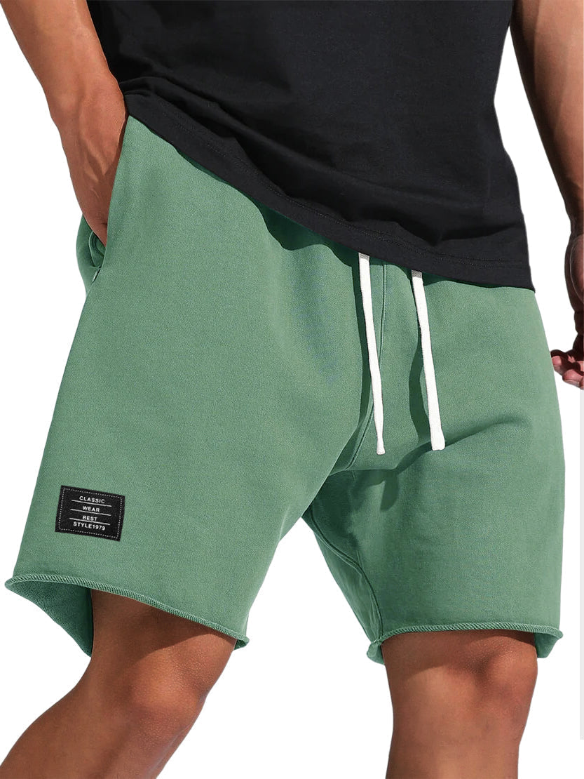 Men's Sports Casual Pocket Shorts Logo Shorts