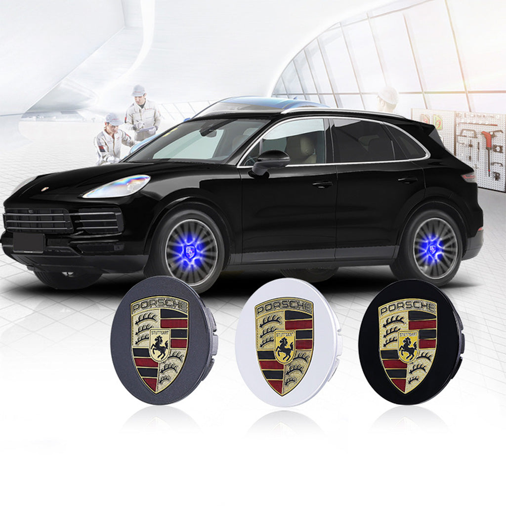 4PCS Self-powered Car Wheel Hub Floating Center Caps