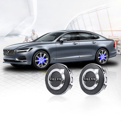 4PCS Self-powered Car Wheel Hub Floating Center Caps