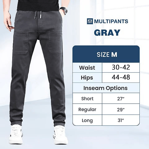 MultiPants - High Stretch Multi-pocket Durable Cargo Pants