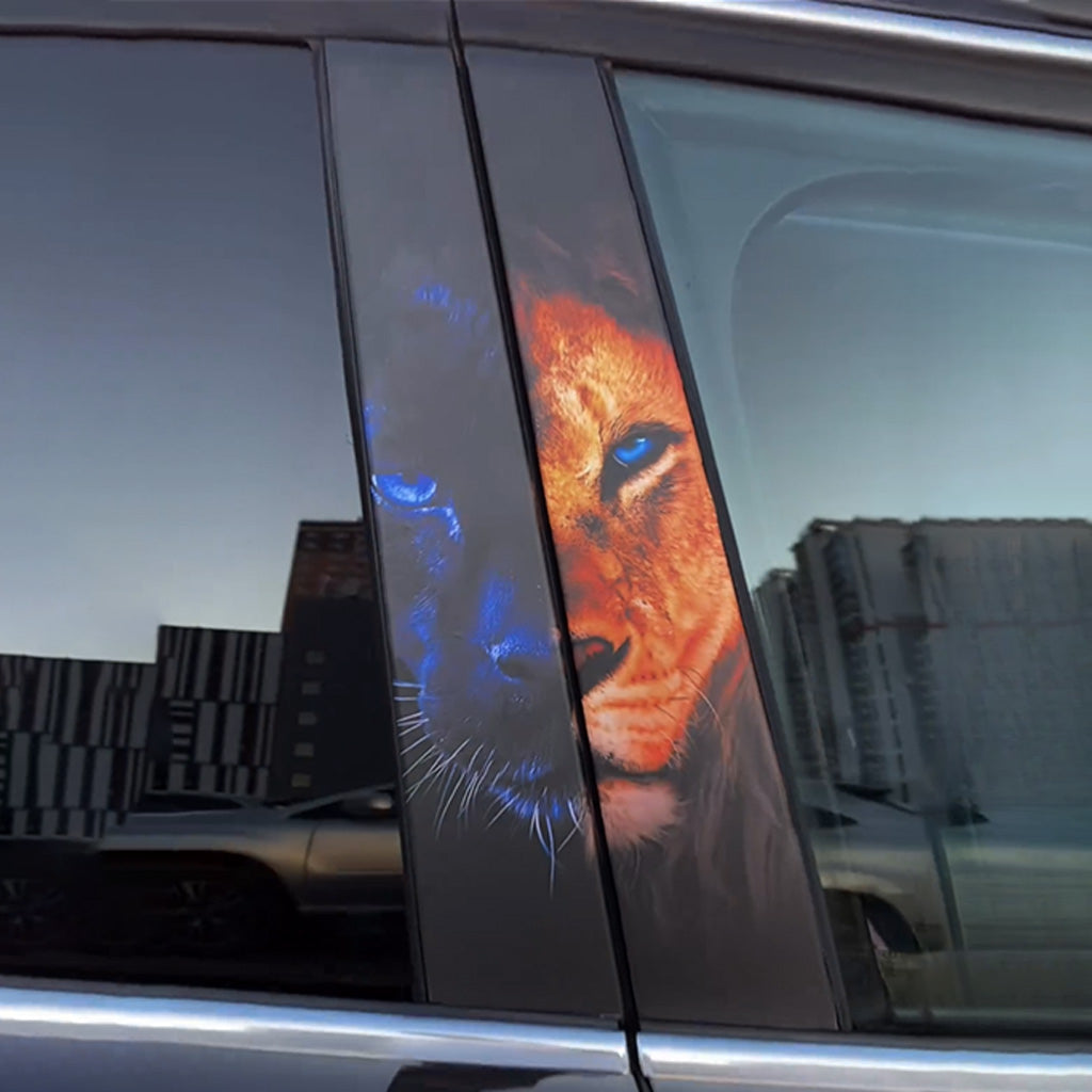 Lion Car Door Stickers