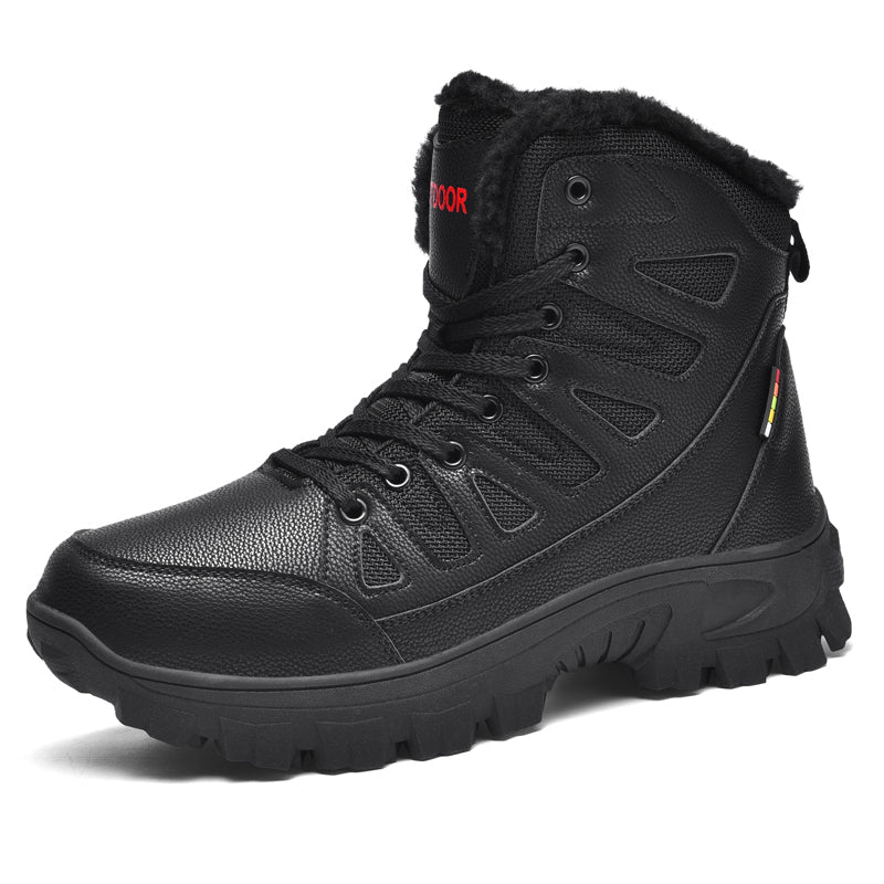 Men Combat Boots Waterproof Non-Slip Hiking Boots Anti-Puncture Anti-Sprain Work Boots