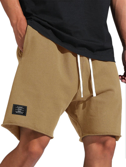 Men's Sports Casual Pocket Shorts Logo Shorts