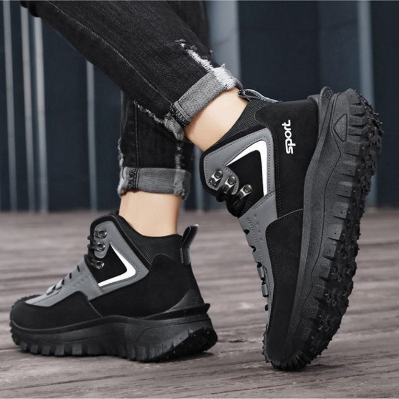 Men's Outdoor Hiking Boots - Waterproof, Non-Slip, Puncture-Proof And Smash-Proof; Correct Arch Support And Wide Toe - Suitable For Daily Wear And Outdoor Adventures