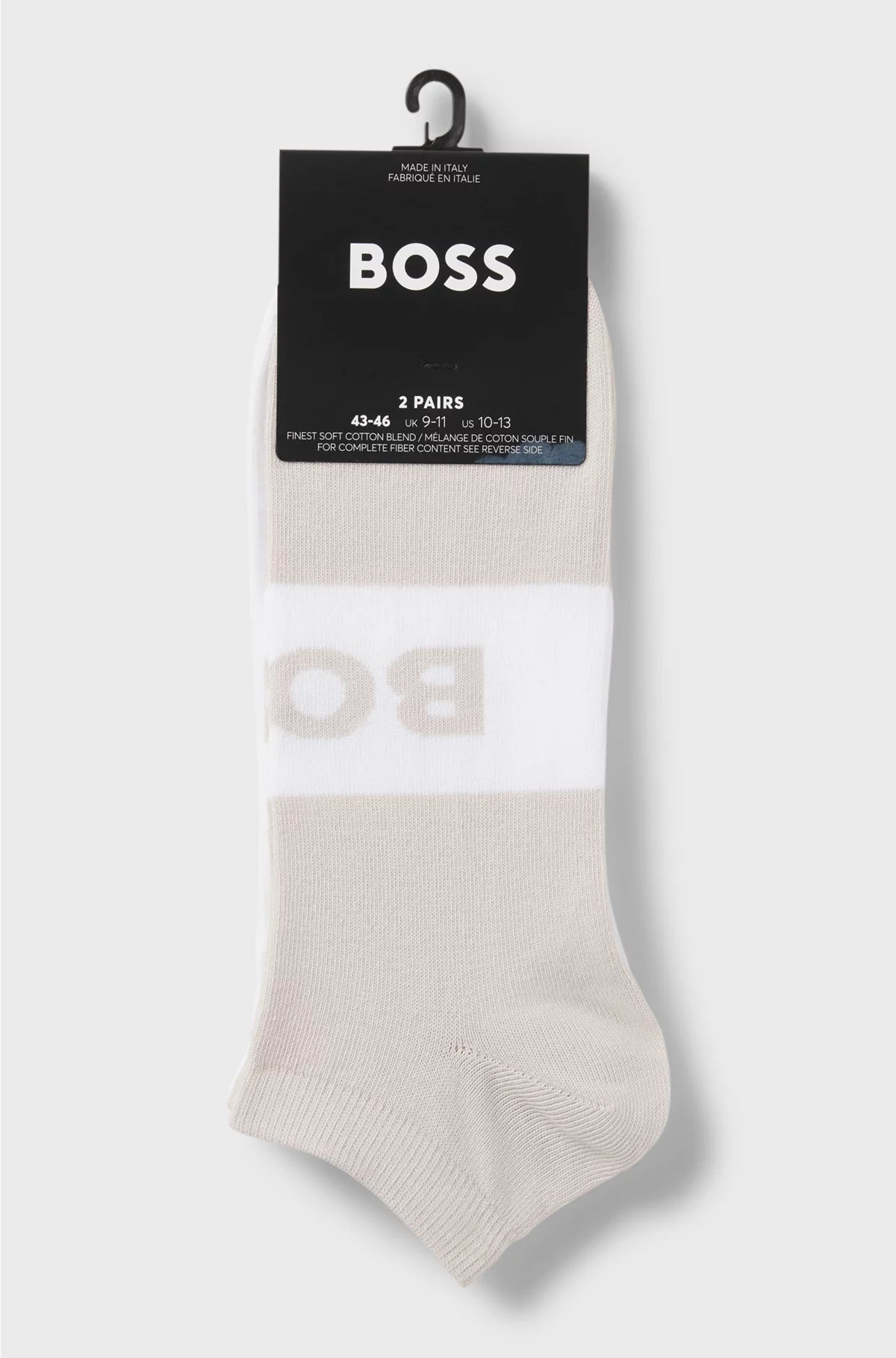 TWO-PACK OF ANKLE-LENGTH SOCKS IN STRETCH FABRIC