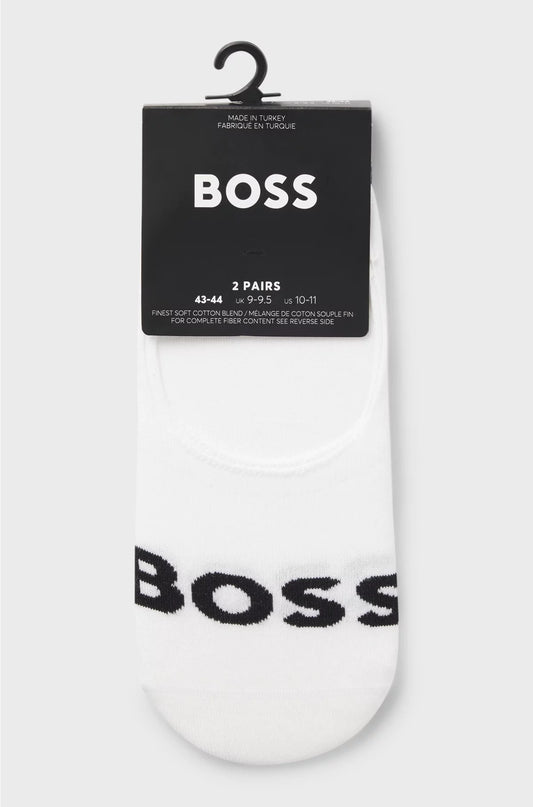TWO-PACK OF INVISIBLE SOCKS IN A COTTON BLEND