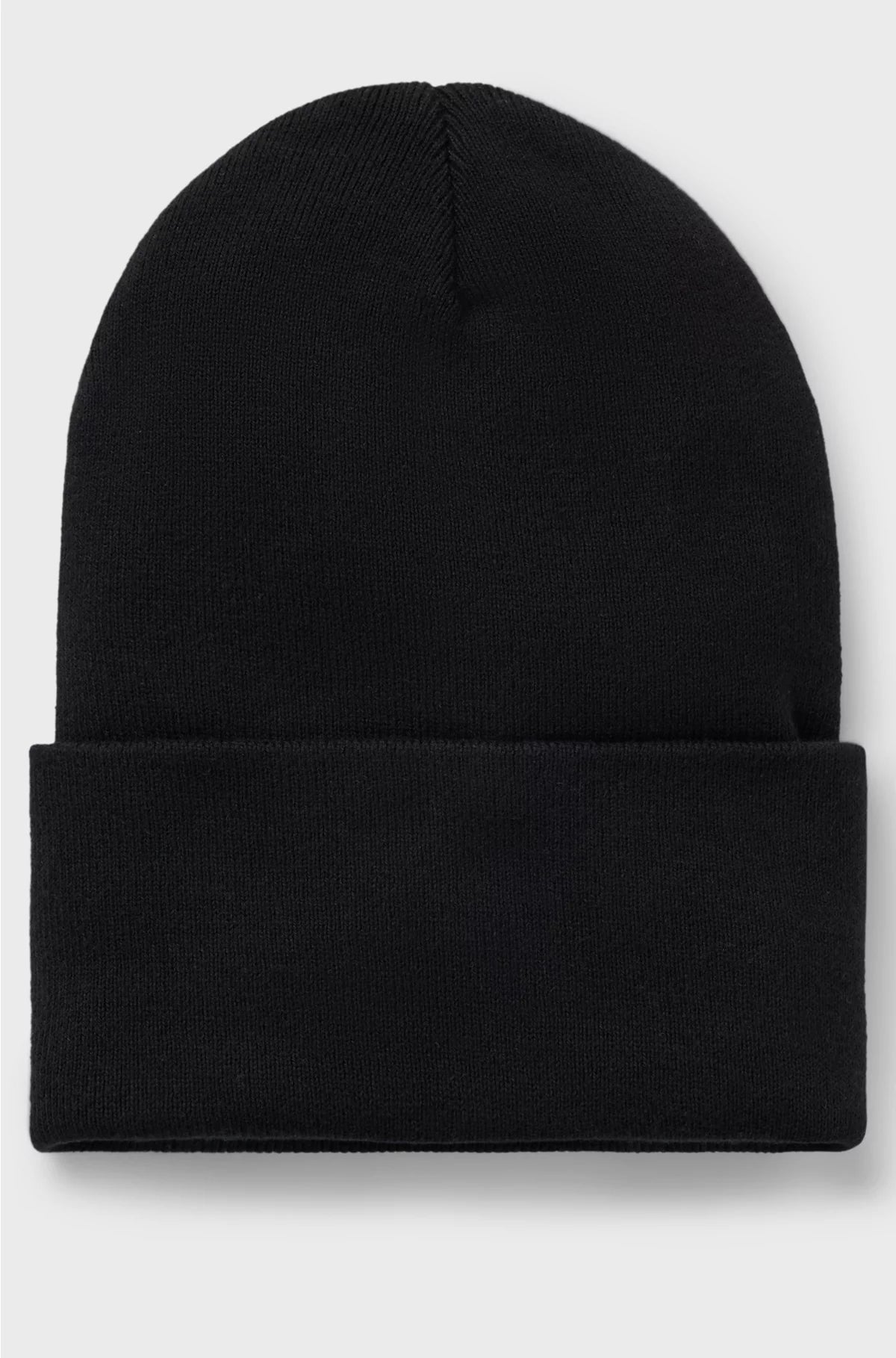 BEANIE HAT IN COTTON WITH LOGO LABEL