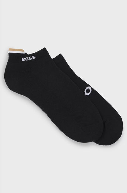 TWO-PACK OF ANKLE SOCKS WITH LOGO DETAILS