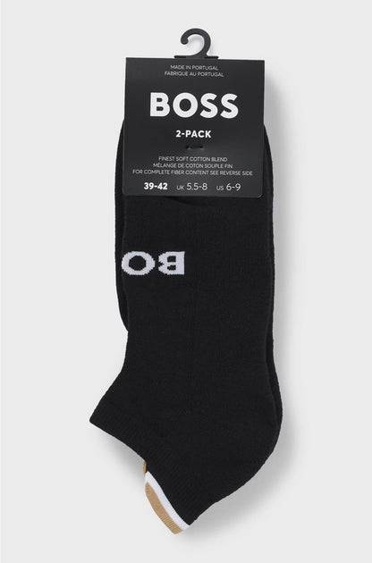 TWO-PACK OF ANKLE SOCKS WITH LOGO DETAILS