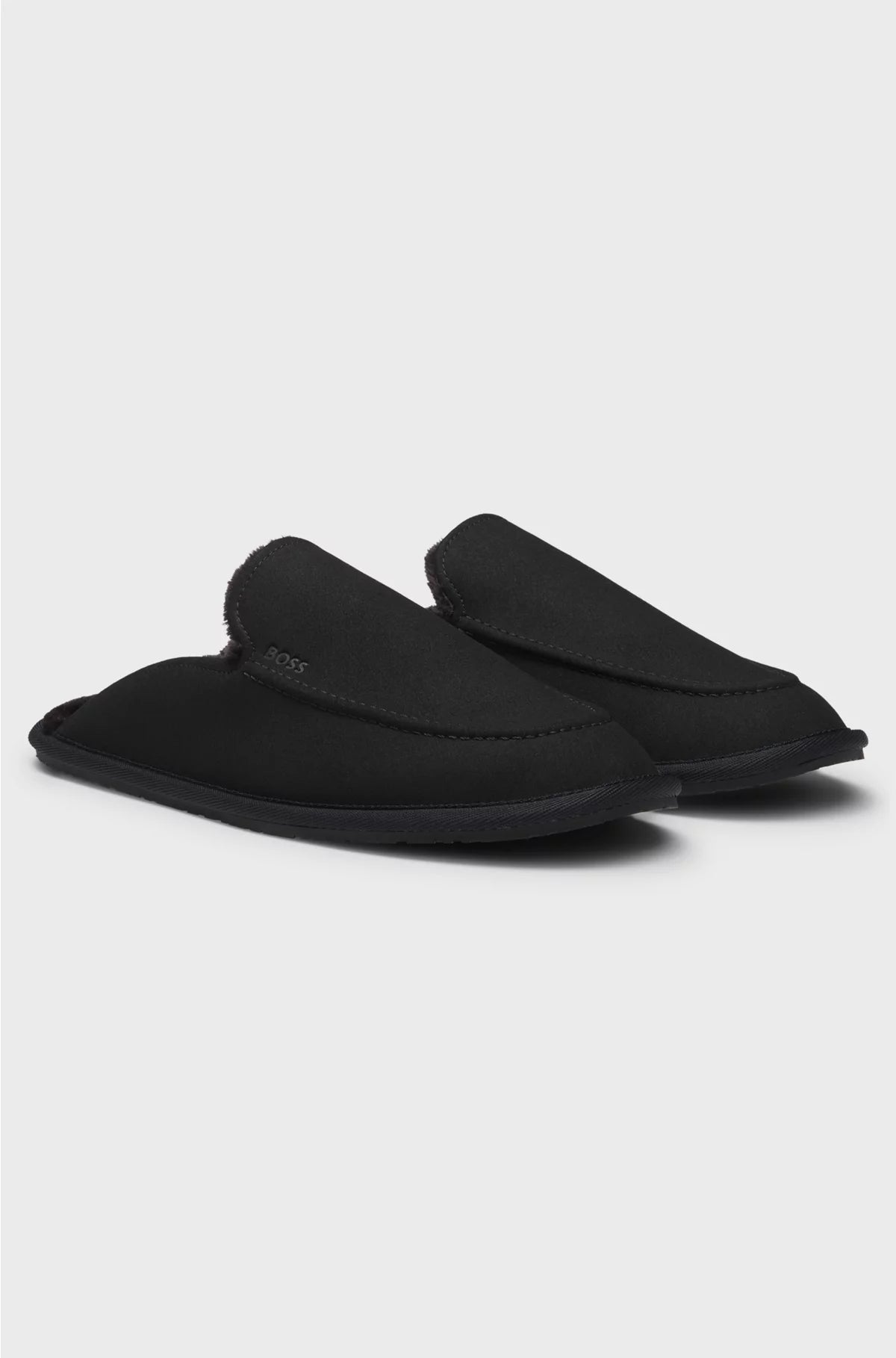 MICROFIBRE SLIPPERS WITH RUBBER SOLE