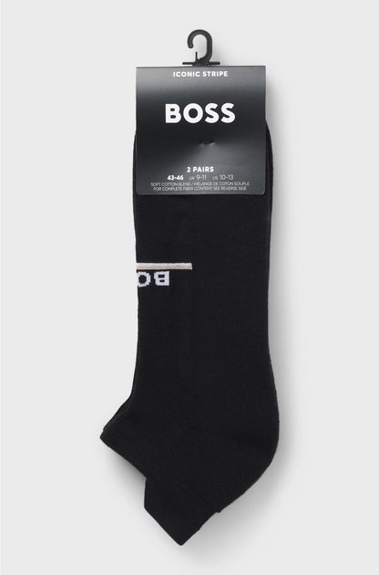 TWO-PACK OF ANKLE-LENGTH SOCKS WITH LOGOS