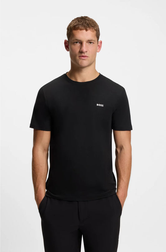 TWO-PACK OF T-SHIRTS IN STRETCH-COTTON JERSEY