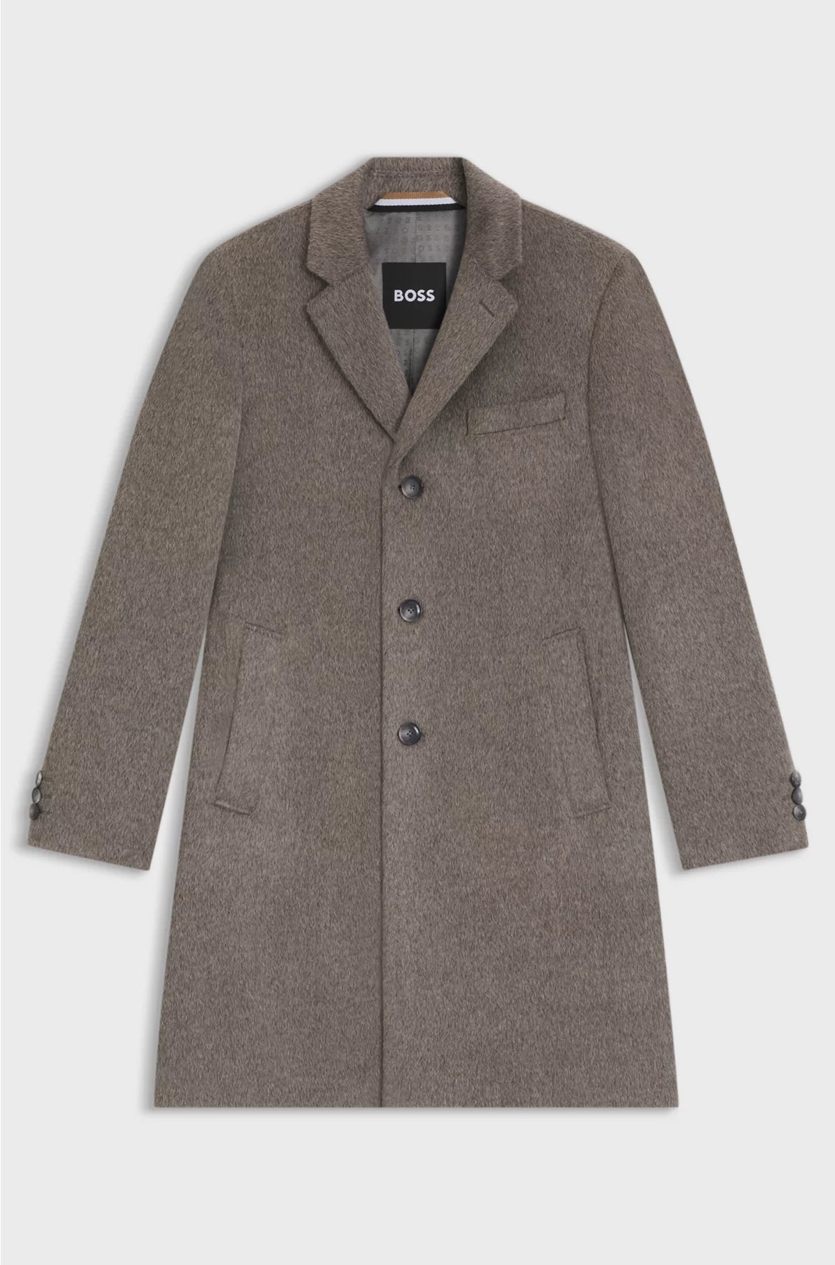SLIM-FIT COAT IN AN ALPACA BLEND