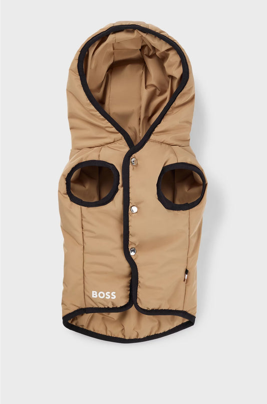 DOG LIGHTWEIGHT JACKET WITH LOGO DETAILING