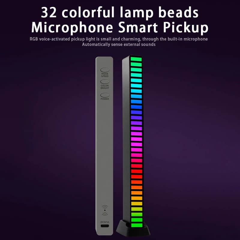 RGB Voice-Activated Led Lights