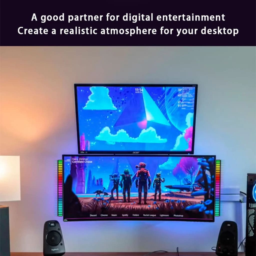 RGB Voice-Activated Led Lights